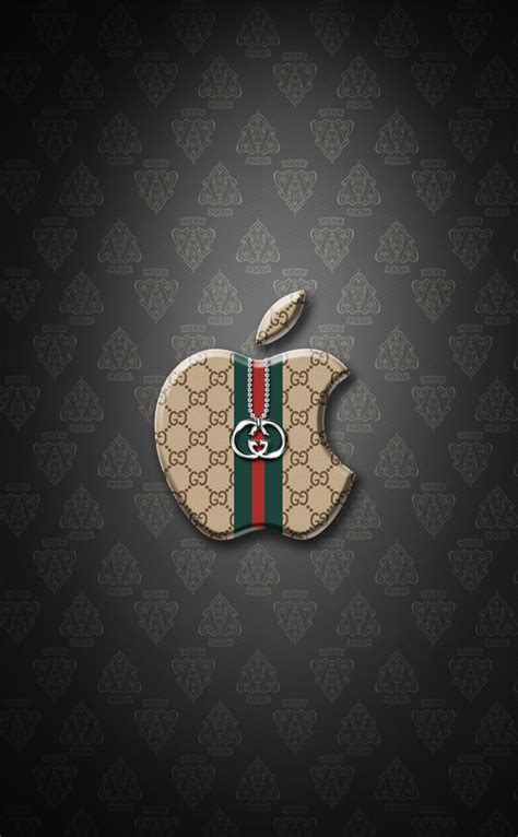 gucci x apple wallpaper